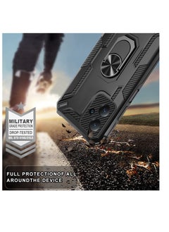 Excefore Military Grade Heavy Duty Shockproof Case for Xiaomi Redmi Note 12 5G /Poco X5, 360° Rotation Ring Holder Military Grade Shockproof Cover, for Xiaomi Redmi Note 12 5G /Poco X5 LB (Black)  - Image 2