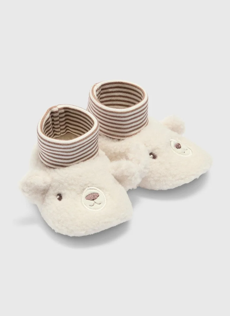 ماتلان Baby Beige Bear Sock Boots