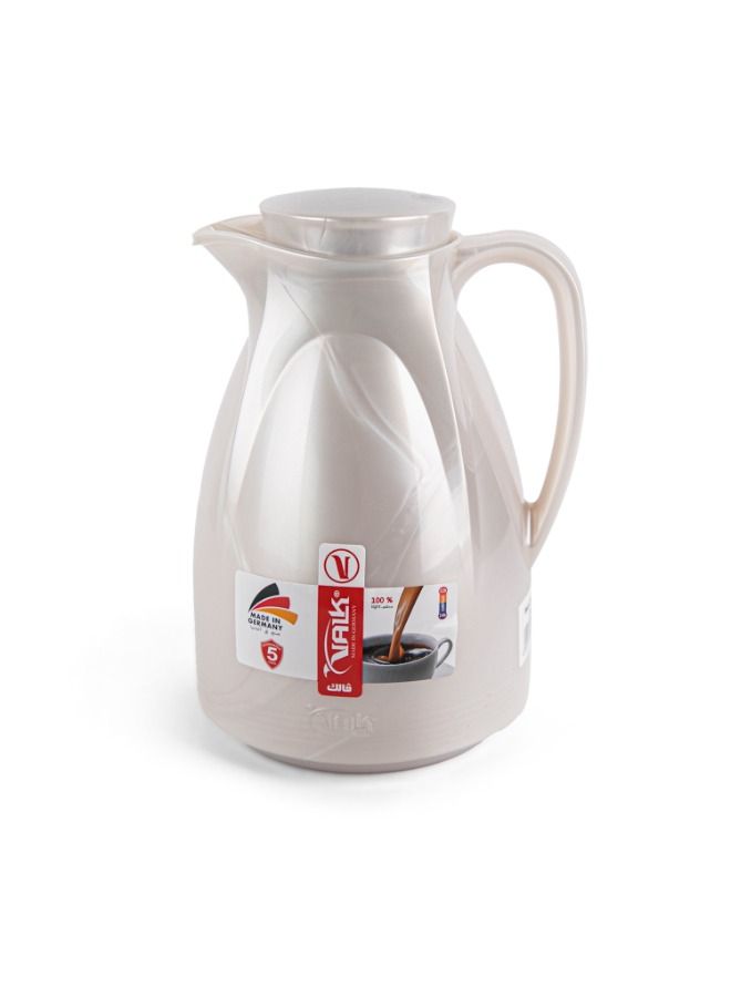 Valk Vacuum Flask With Double Wall Glass 600 ml Wide Mouth With Anti-Leakage Made in Germany - Image 1
