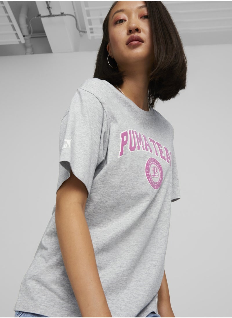 بوما تيشيرت للنساء PUMA Team Graphic  - Image 1