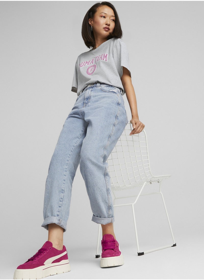 بوما تيشيرت للنساء PUMA Team Graphic  - Image 5
