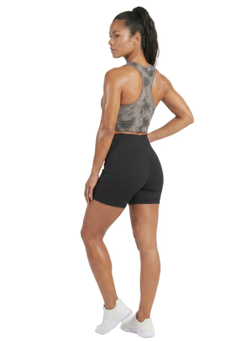 Thugfit Black thugfit BraveBod Cross Waist V Cut Shorts - Black for Women | Best Price UAE
