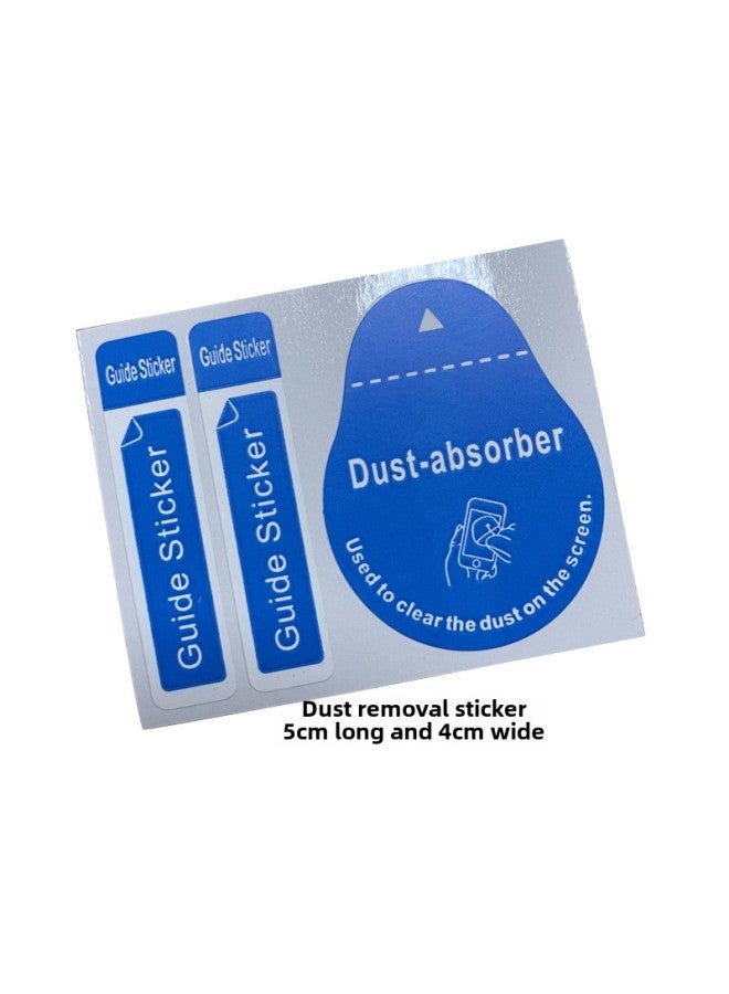 Guide Label Vacuum Sticker Mobile Phone Screen LCD Tempered Film Sticker Tool Blue Dust Sticker-Color:Take As Many As You Want - Image 1
