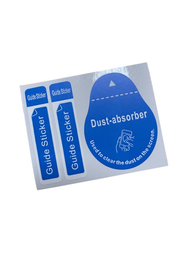 Guide Label Vacuum Sticker Mobile Phone Screen LCD Tempered Film Sticker Tool Blue Dust Sticker-Color:Take As Many As You Want - Image 2