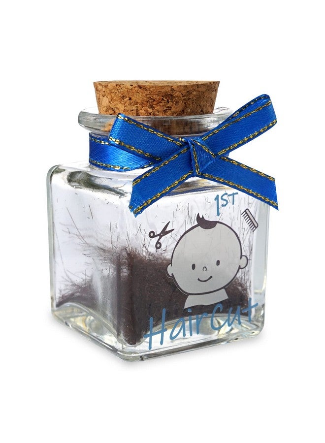 HAMUIERS First Haircut Keepsake Holder, First Curl Keepsake Box for Kids Baby Keepsake Box Baby Shower for Babies to Keep The Childhood Memory - Boy - Image 2