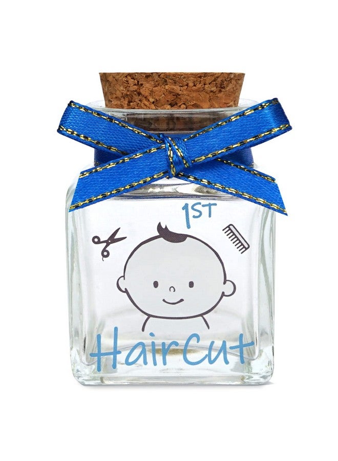HAMUIERS First Haircut Keepsake Holder, First Curl Keepsake Box for Kids Baby Keepsake Box Baby Shower for Babies to Keep The Childhood Memory - Boy - Image 1