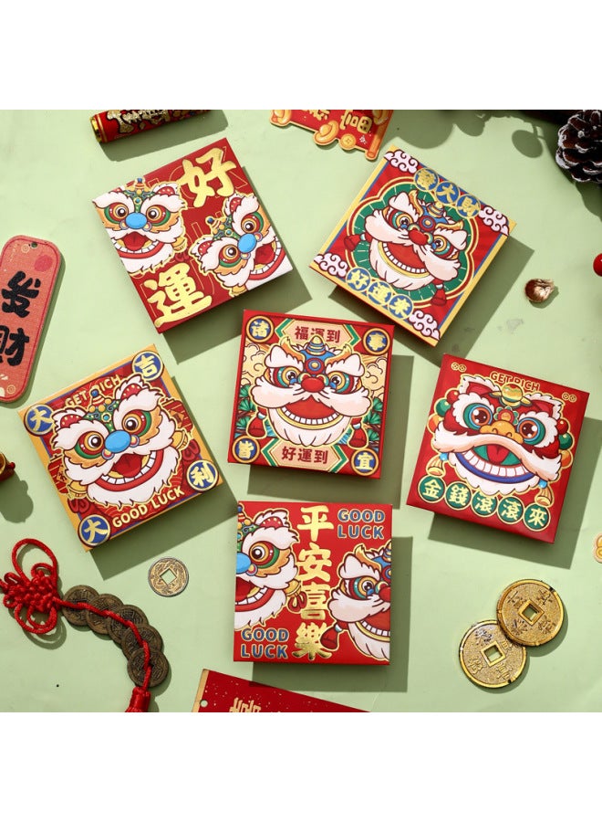 YS New Year's Day Is A Small Size Creative Red Envelope Spring Festival Snake Year Cartoon New Year's Money Red Envelope Bag Manufacturers - Image 1
