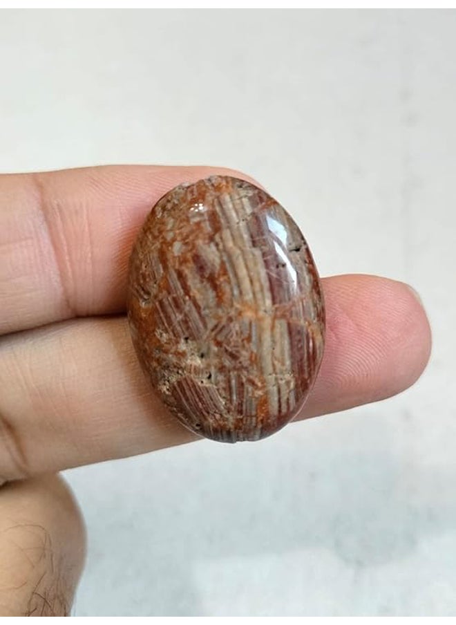 Generic - Natural Jasper Agate Double Face Gemstone Ring Or Pendant Jewelry Making - Image 1