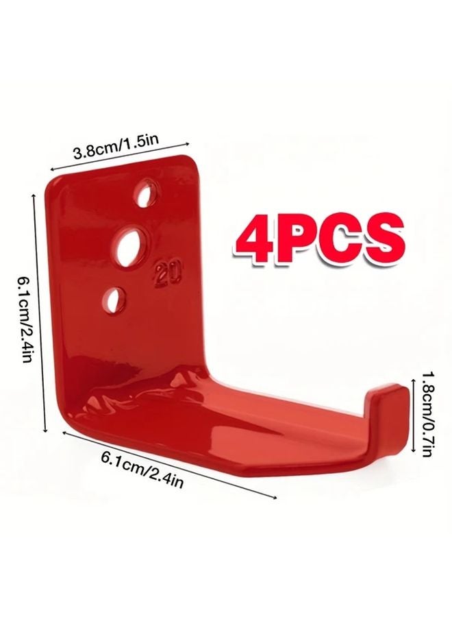4pcs Heavy Duty Metal Fire Extinguisher Brackets Adjustable Mounting Holder - Image 4