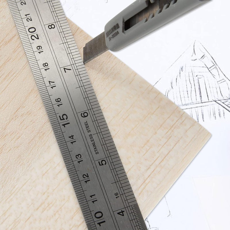 MIVIDE 12 Pack A4 Balsa Wood, 210x297x1.5MM Unfinished Blank Balsa Sheet, Craft Wood Board, Craft DIY Model Wood Plate for Arts and Crafts, School Projects, Wooden DIY Ornaments - Image 5