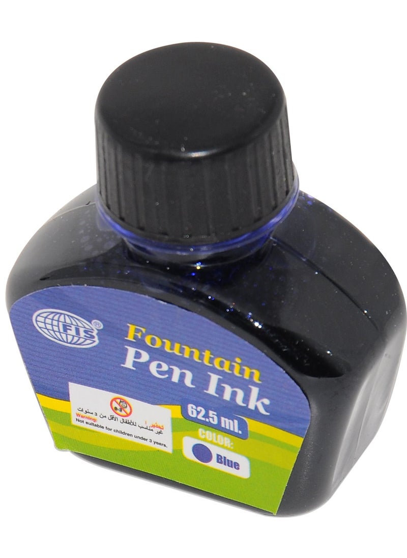 FIS - FIS Fountain Pen INK 62.5 ml, Color : Blue - Image 1