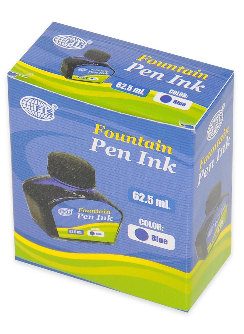 FIS - FIS Fountain Pen INK 62.5 ml, Color : Blue - Image 1