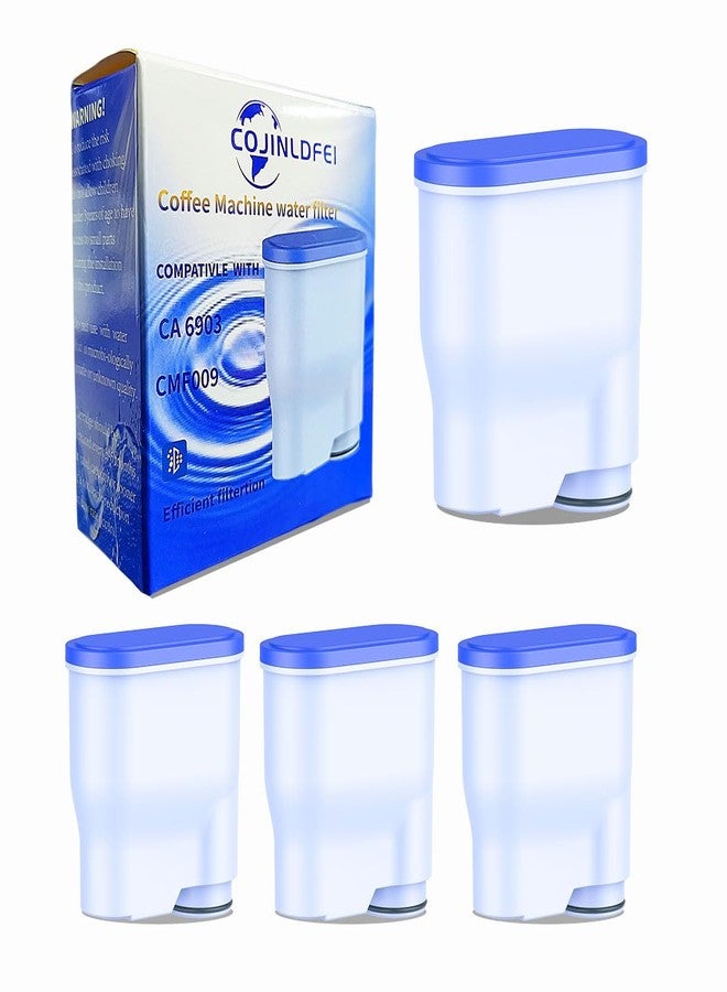 فلاتر ماكينة قهوة الإسبريسو COJINLDFEI متوافقة مع فلتر Philips AquaClean 3200/4300/1200/5400-CA6903/10/00/01/22/47 (عبوة من 4 فلاتر) - Image 1