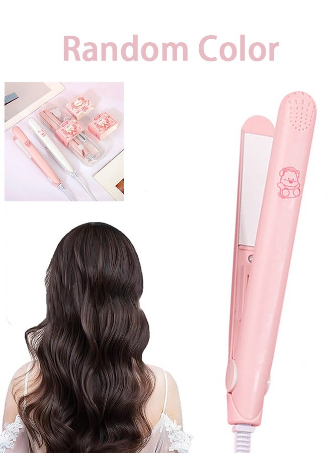 Generic Adjustable Ceramic Mini Curling Iron, Mini Dual-purpose Curling Iron, Comfortable Home Curling Iron, Fast Heating, Warm and Smooth Hair Frizz, Easy to Carry for Travel  (random color)  - Image 1