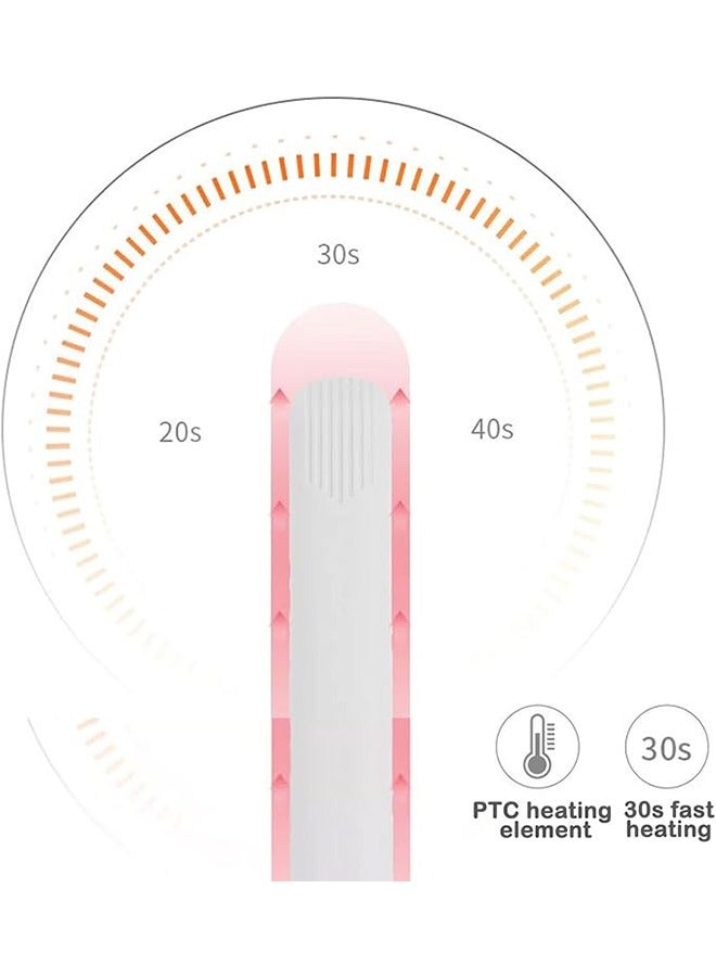 مكواة تجعيد صغيرة من السيراميك قابلة للتعديل ، مكواة تجعيد صغيرة مزدوجة الغرض ، مكواة تجعيد منزلية مريحة ، تسخين سريع ، تجعد شعر دافئ وسلس ، يسهل حملها للسفر (لون عشوائي) - Image 4