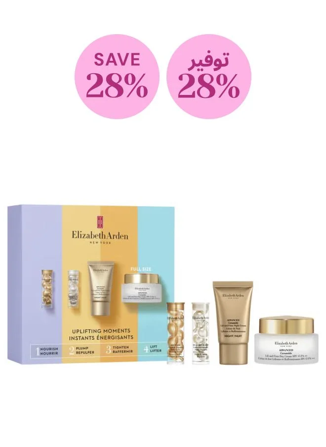 Elizabeth Arden Ceramide lift & firm uplifting moments 4-piece gift set, Savings 27%