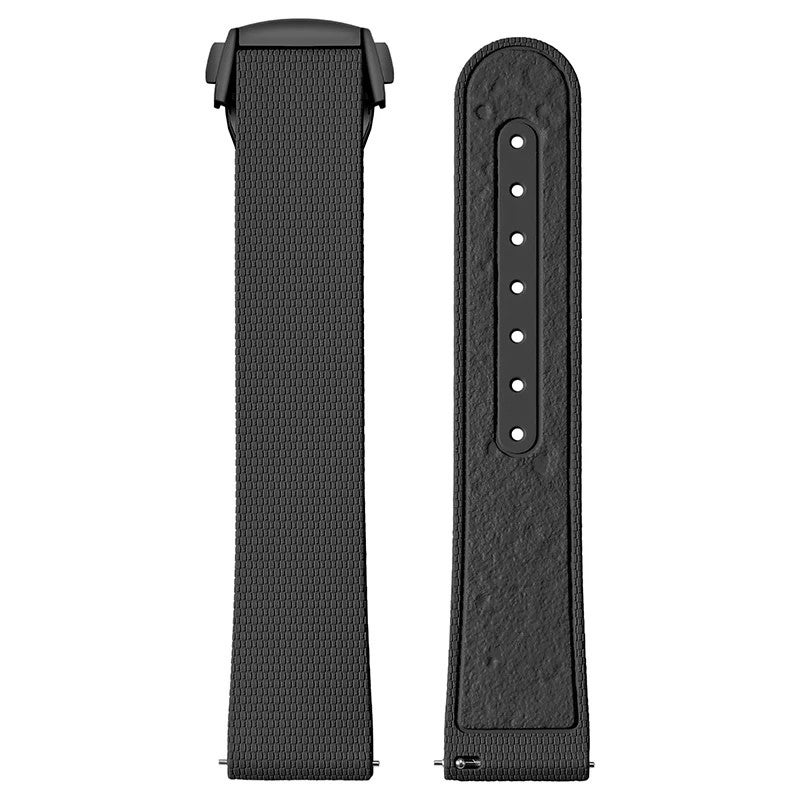 Bluejw Hot Sale FKM Watch Band for Omega Swatch Moonswatch – 20mm Lunar Texture Fluoroelastomer Replacement Strap - Image 1