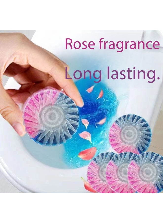 SKT Shiketro 16-Panel Dual-Color Long-Lasting Toilet cleaning tablet 4 Scents Effectively Removes Stubborn Stains Slow-Release for Automatic Deodorization and Scaling - Image 2
