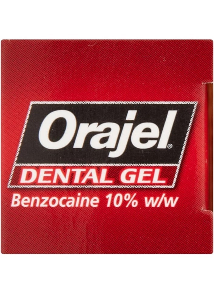 Orajel Dental Gel for Rapid Toothpain Relief - Benzocaine 10% w/w, Fast-Acting Dental Pain Relief Formula, 5.3g - Image 3
