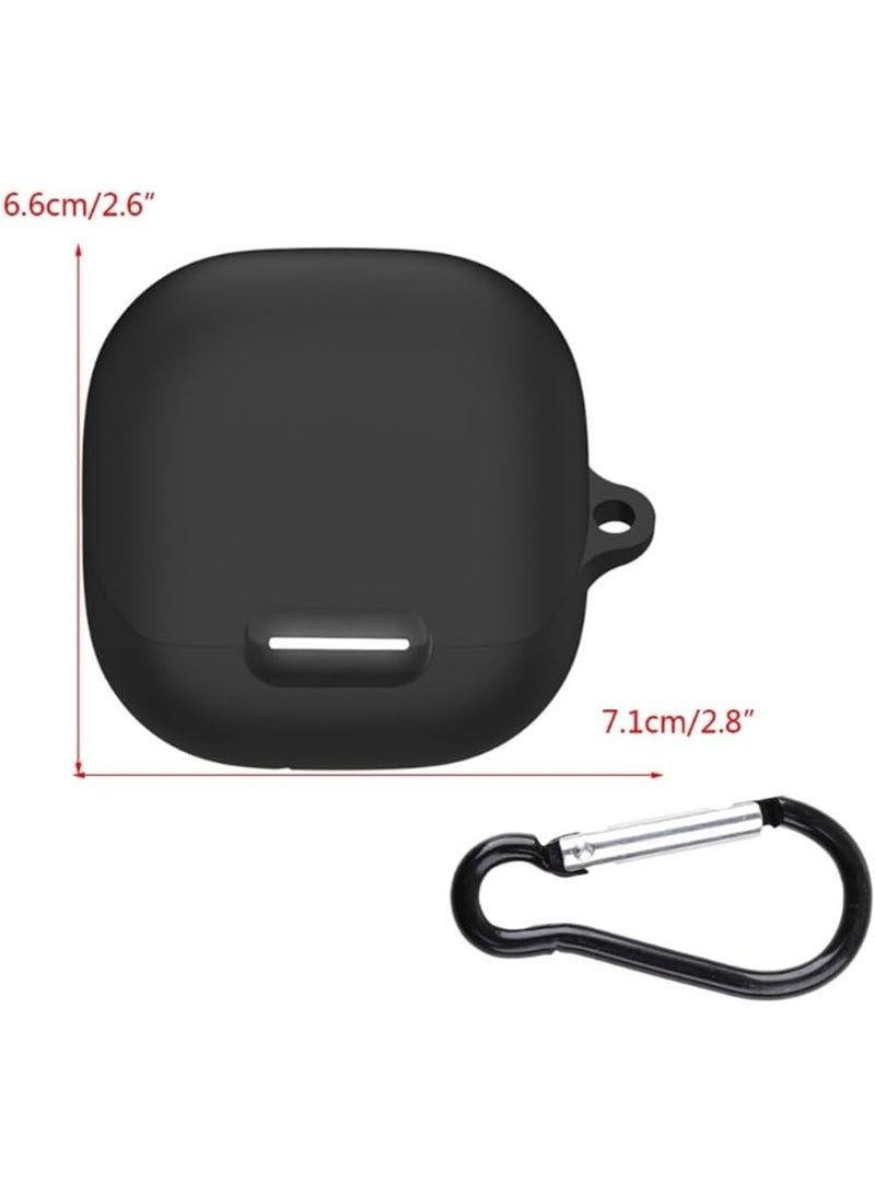 Earphone Protective Case Suitable For Anker soundcore Liberty 4 NC Cover Shockproof Shell Washable Silicone Housing Anti Dust Sleeve Frame (Black)  - Image 2