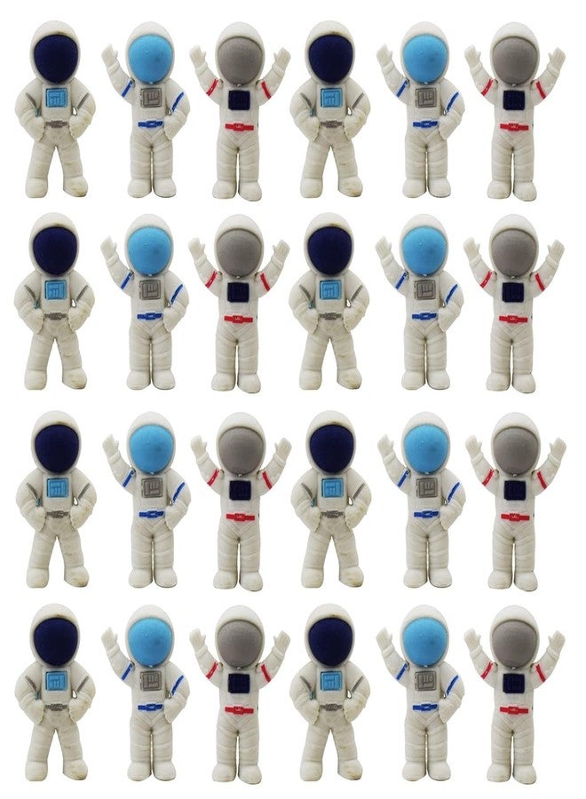 GOLD MAX Spaceman Erasers Astronaut Erasers 3D Cute Erasers Cartoon Space Stationeries for Outer Space Party Favors Goodie Bag Stuffers - (Pack of 10 Pcs) - Image 2