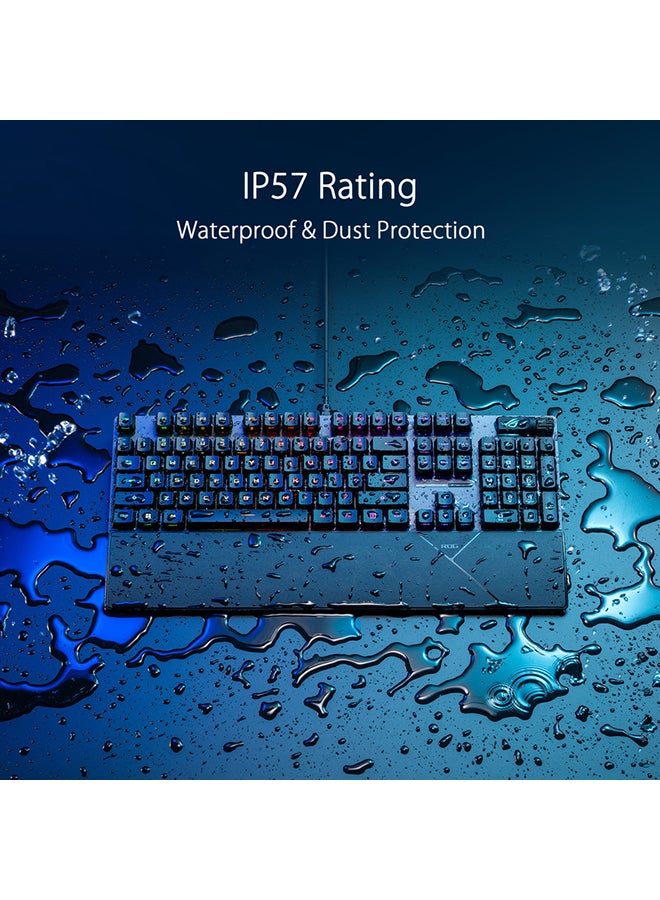 ASUS ROG Strix Scope II RX Gaming Keyboard, IP57, Dampening Foam, Pre-lubed ROG RX Red Optical Switches, PBT Keycaps, multi-function controls, Xbox Game Bar function hotkeys, RGB - Image 4