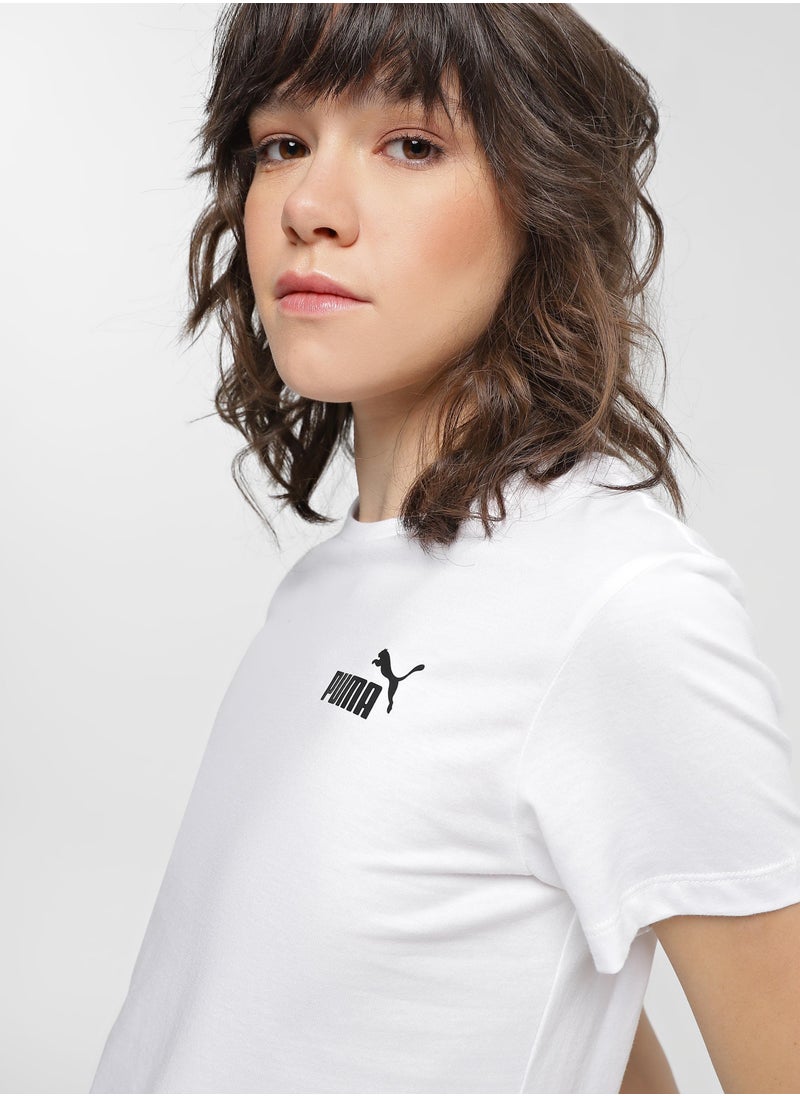 PUMA - Ess Small Logo Tee  White - Image 1