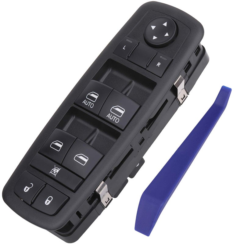 Obaee Front Left Window Switch 68231805AA Compatible with 20112012 Chrysler 300 20152017 Chrysler 200 20112014 Dodge Charger 2016 Ram 1500 2500 3500 4500 5500 4Door Replace 68139805AB