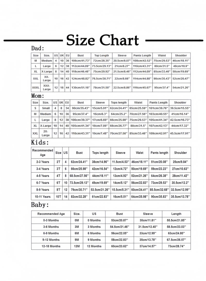 GGEROU طقم بيجامات عيد الميلاد العائلية المتطابقة بأكمام قصيرة، طباعة شجرة عيد الميلاد، ملابس نوم ناعمة للاسترخاء في المنزل - Image 4