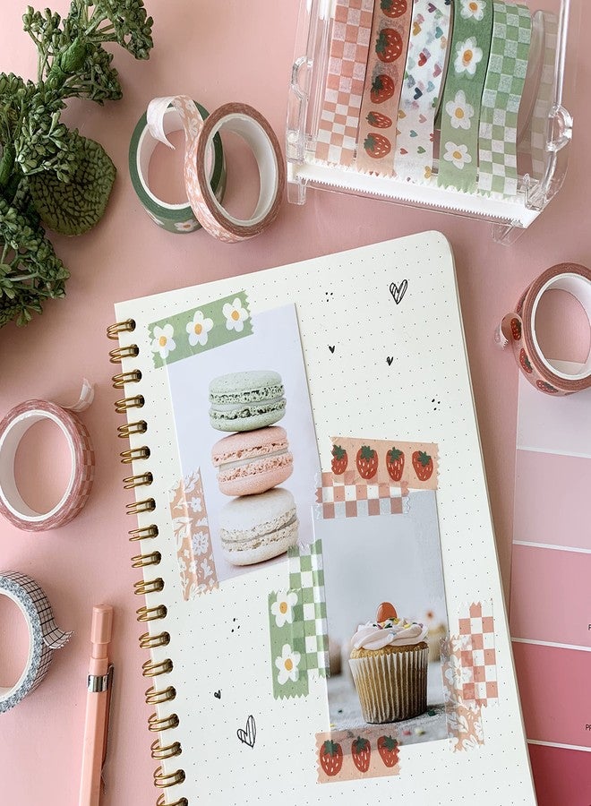 Carousel Greetings washi tape set with 16 rolls of washi tape 15mm wide, cute decorative tape for diary, scrapbooking, crafts, journals with markers, planners, from - Image 4