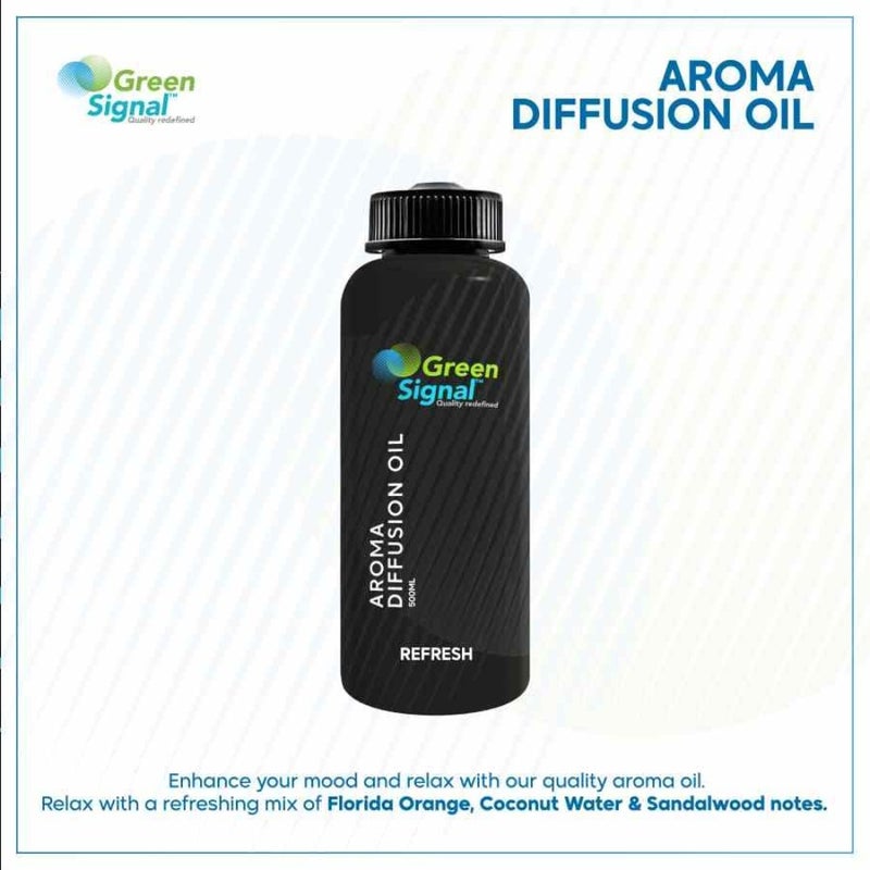 Refresh Aroma Diffuser Oil for Aromatherapy, Better Sleep, Living Room, Gym and Ofiice- - 500ml - Image 2