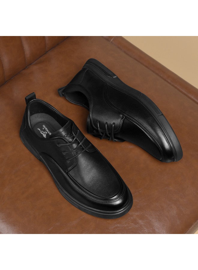 Septwolves Top Grain Leather】2025 Autumn Men's Business Casual Shoes Genuine Leather Dress Shoes British Style Leather Shoes - Image 3