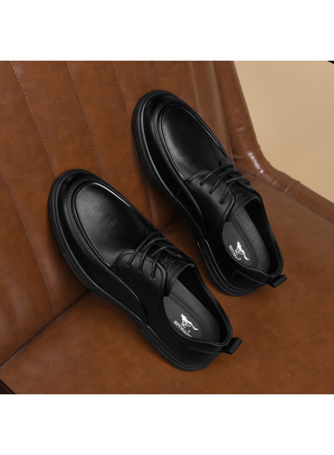 Septwolves Top Grain Leather】2025 Autumn Men's Business Casual Shoes Genuine Leather Dress Shoes British Style Leather Shoes - Image 4