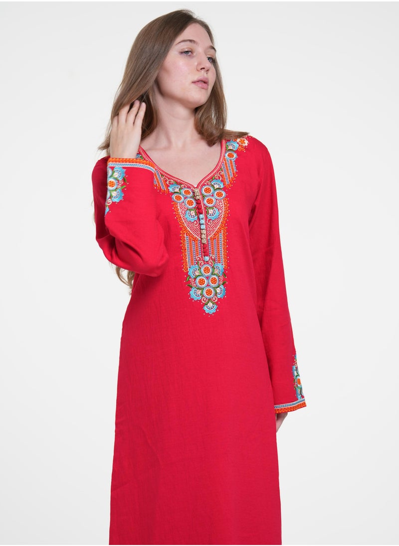 AL BENT AL SHARQIEH women jalabiya , arabian traditional dress  - Image 1
