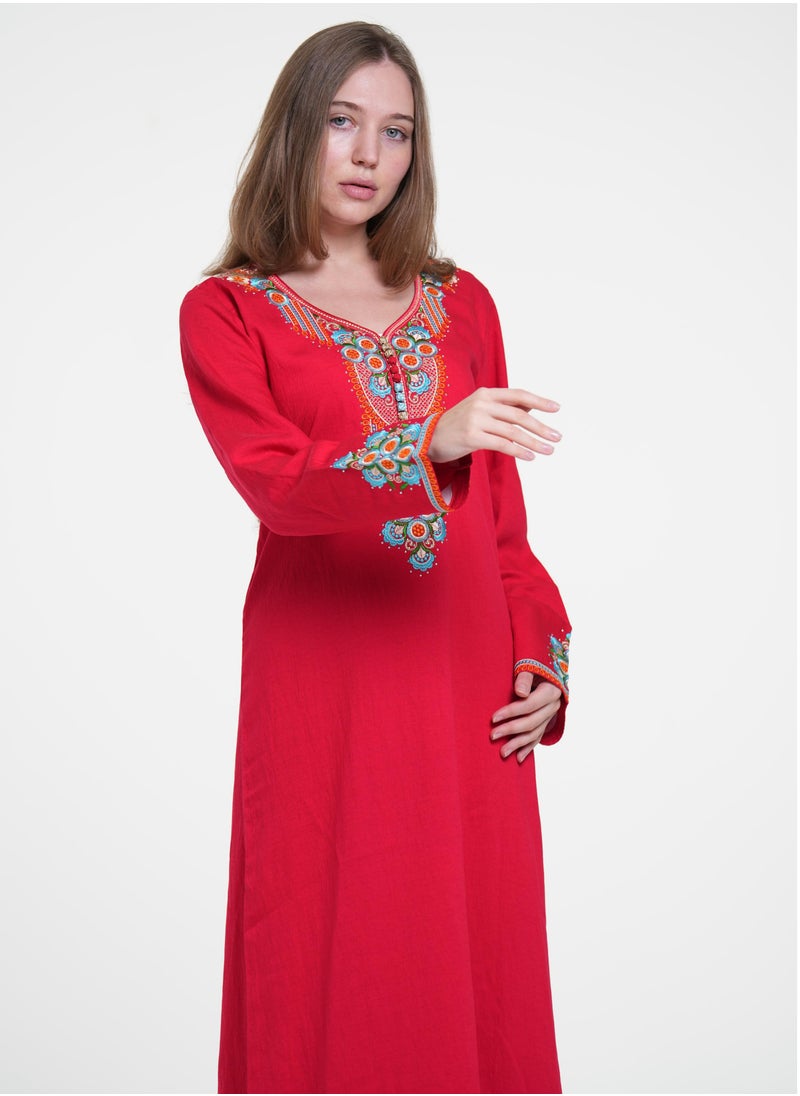 AL BENT AL SHARQIEH women jalabiya , arabian traditional dress  - Image 2
