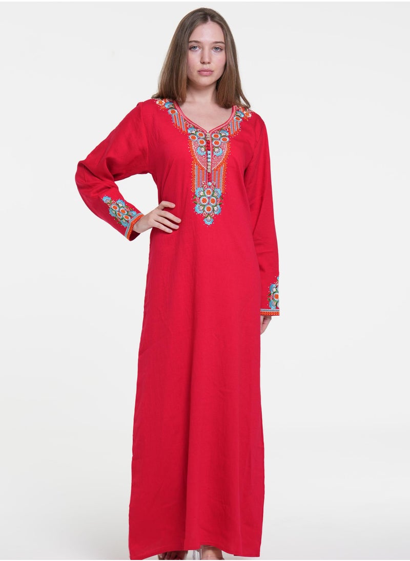 AL BENT AL SHARQIEH women jalabiya , arabian traditional dress  - Image 3