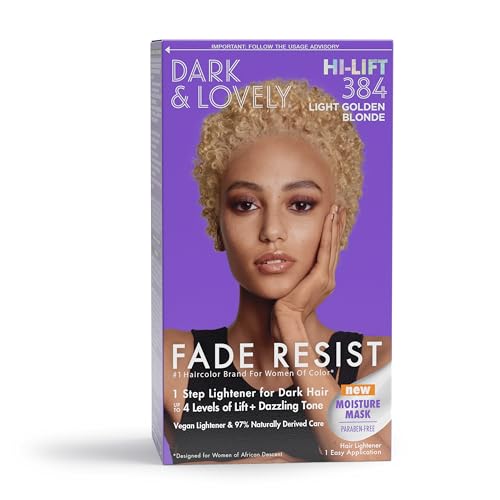 SOFT SHEEN صوف شين كارسن دارك آند لوفلي فاد ريزست ريتش كوندشنينغ هير كولور لون دائم تغطية تصل إلى 100 في المئة من الشعر الرمادي لمعان رائع مع زيت الأركان وفيتامين E بلوند ذهبي فاتح - Image 1