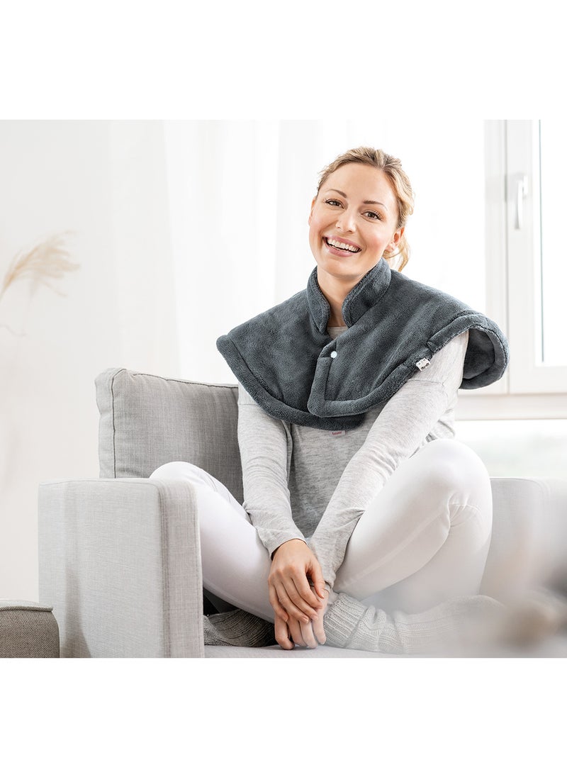 Beurer - HK 54 Cosy Shoulder & Neck Heat Pad – Soft Material Magnetic Fastening 3 Temperature Settings Machine-Washable - Image 1