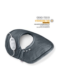 Beurer HK 54 Cosy Shoulder & Neck Heat Pad – Soft Material Magnetic Fastening 3 Temperature Settings Machine-Washable  - Image 4