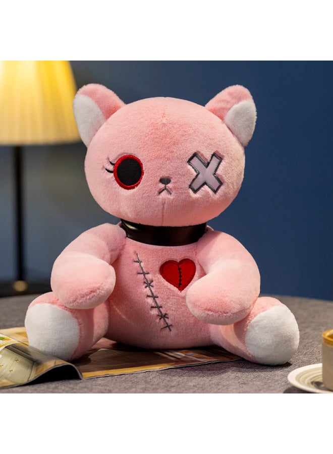 Loquat Dark Reborn Cat Doll Plush Toy Kitten Doll Funny  Gift Decoration Doll-Specifications:Pink Cute Cat-Color:25cm（0.2KG） - Image 1