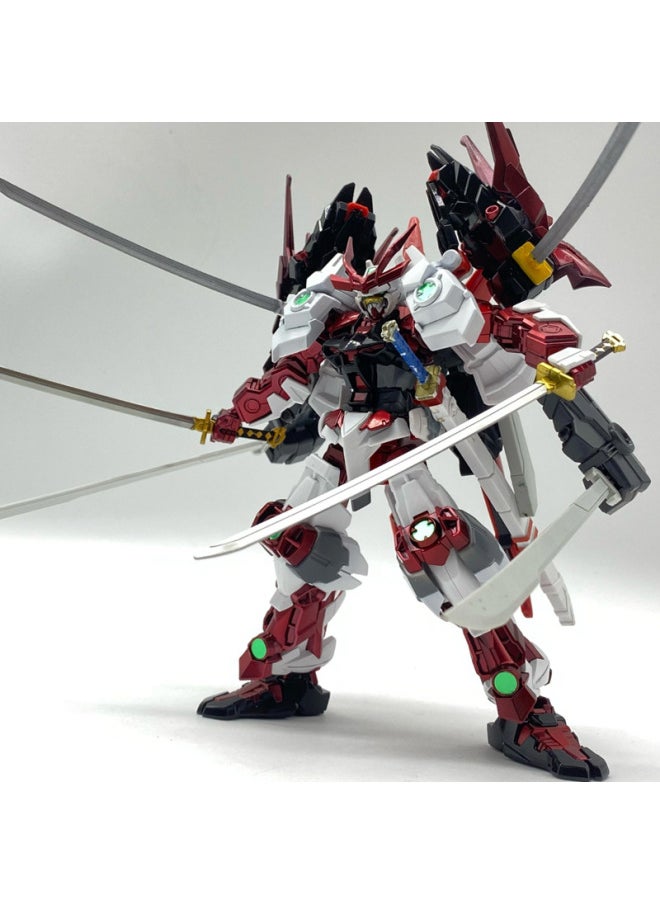 Gundam HG Attack Free Heresy Jim Spartan Mark Rabbit MK-II Riding Model Mecha Assembled Toy-Color:HG Warring States Heresy [4 Swords 2 Sheath]