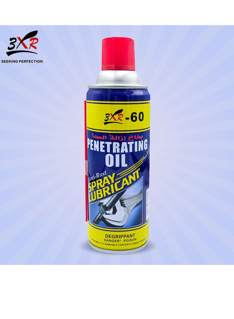 3XR High Quality 3xr-60 Penetrating Oil Anti Rust Spray Lubricant 220 ml - Image 1