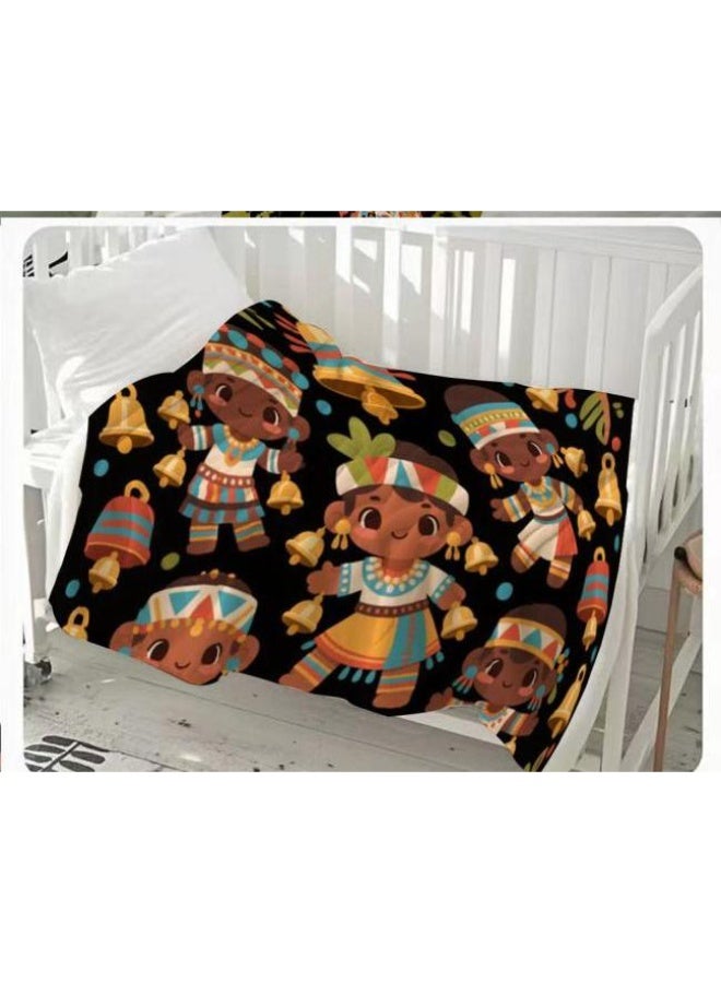 عام بطانية رقيقة من الفانيلا (حرارة ومريحة، ومناسبة للنوم واستخدام اللعبة والغبار والرمل) 150 سم * 200 سم - 689 - Image 1