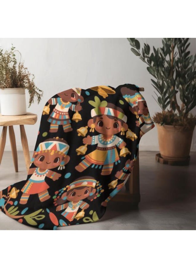 عام بطانية رقيقة من الفانيلا (حرارة ومريحة، ومناسبة للنوم واستخدام اللعبة والغبار والرمل) 150 سم * 200 سم - 689 - Image 5