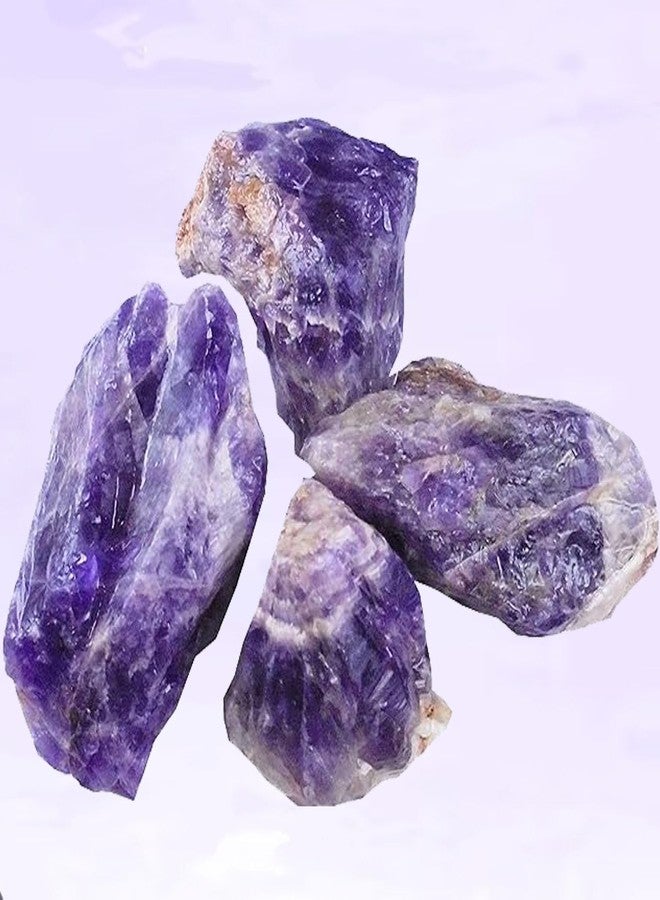 eshoppee 150-200 gm Amethyst Stone Rough Natural raw Crystal Rock for Healing Meditation Decoration and vastu Correction (Amethyst) - Image 4