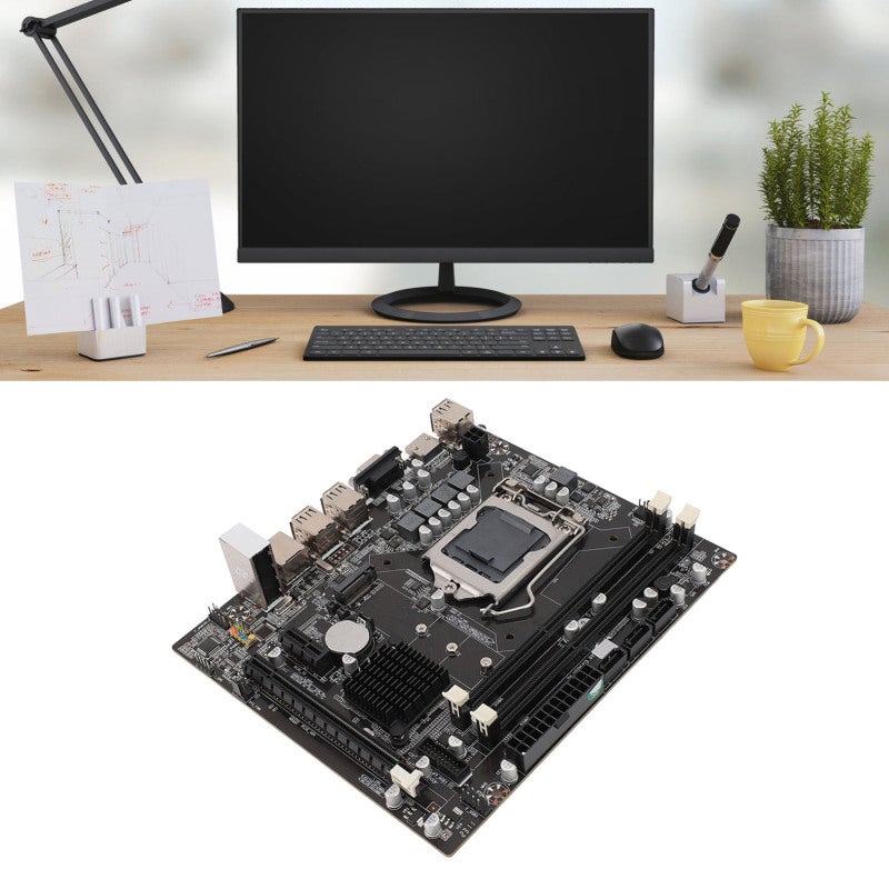 H55 Computer Motherboard Professional M.2 NGFF LGA 1156 Slot DDR3 8 Channel Memory 4 Phase Power Supply Gaming Motherboard - Image 3