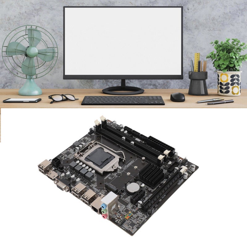 H55 Computer Motherboard Professional M.2 NGFF LGA 1156 Slot DDR3 8 Channel Memory 4 Phase Power Supply Gaming Motherboard - Image 2