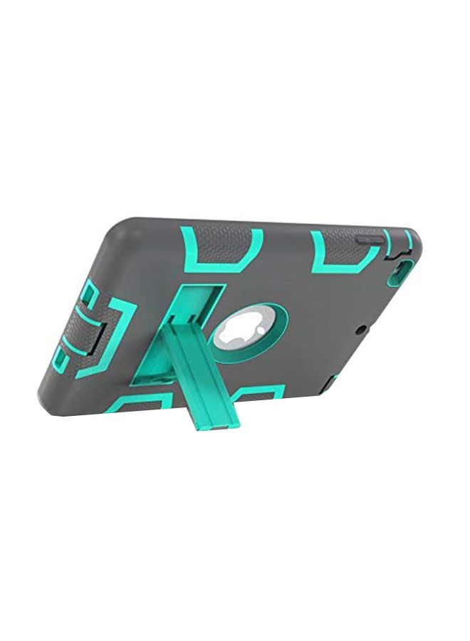 Robort Defender Shockproof Tablet Case Cover With Hard Stand For Apple iPad Grey/Aqua - Image 2