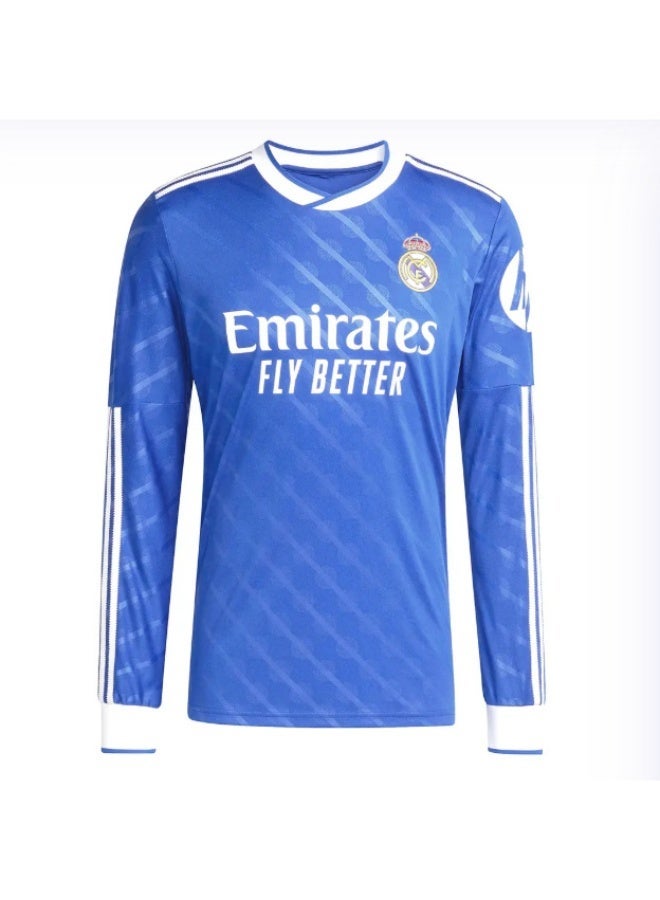 Real Madrid 2025-2026 Real Madrid II away football uniform #7 VINI JR long-sleeved football jersey as a gift for fans and friends - Image 1