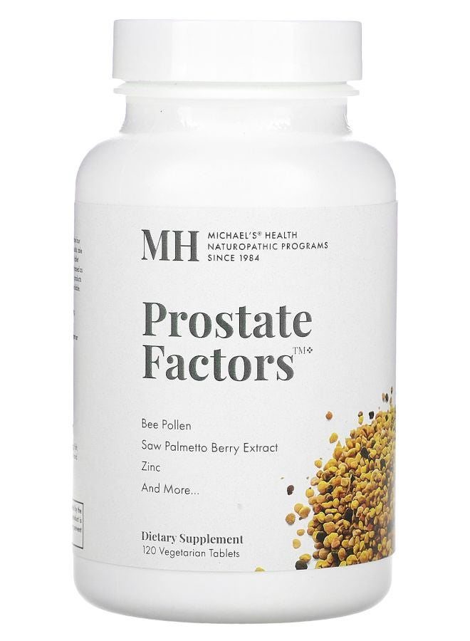 Michael's Naturopathic Prostate Factors 120 Vegetarian Tablets